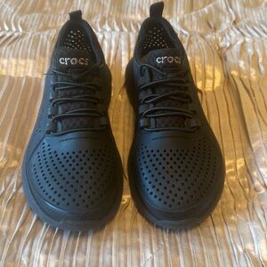 Girls black Croc shoes